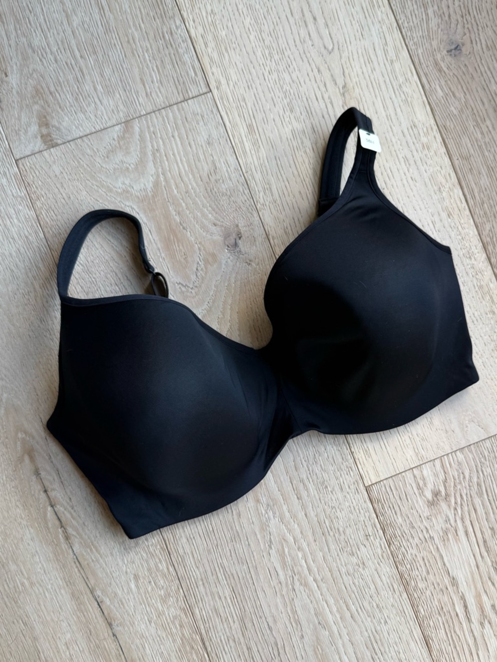 Deesse Lingerie Black Bra Seamless Full-Coverage Bra